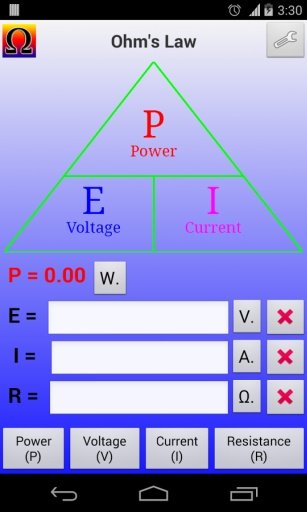 欧姆定律计算器 Ohm's Law Calculator截图6