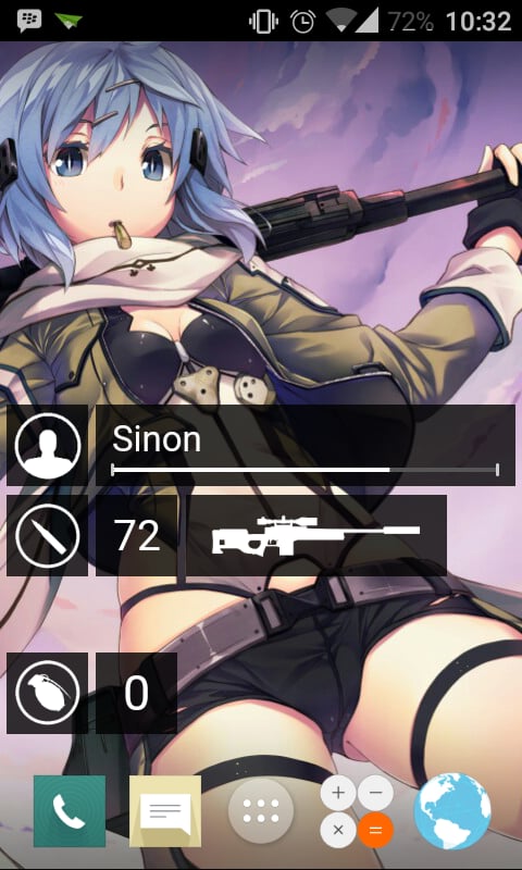 GGO (SAO) Widgets for Zooper截图1