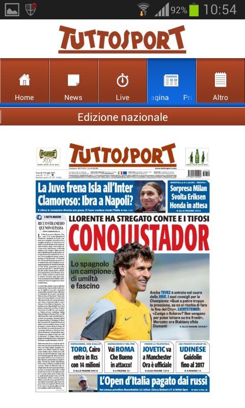 Tuttosport.com截图2