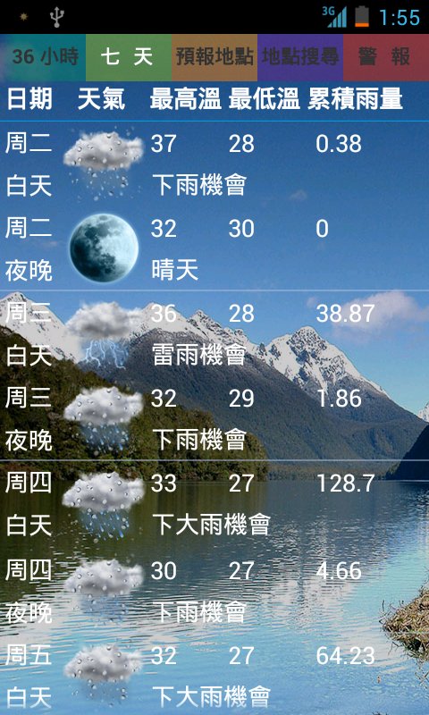 台湾气象(含天气桌面小工具)截图8