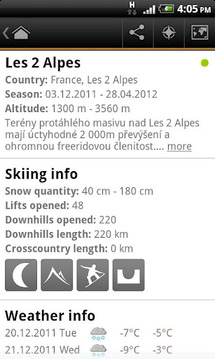 Ski Map - winter resorts截图
