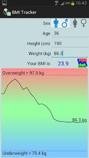 BMI追踪 BMI Tracker截图4