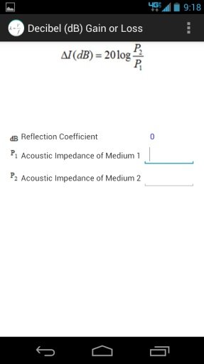 Ultrasonic Calcculator截图1