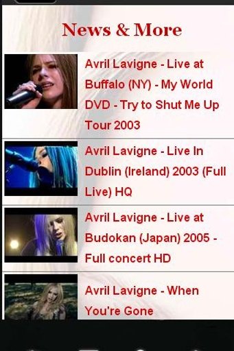 Avril Lavigne,Pictures &amp; Music截图2