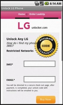 Unlock LG Phone截图