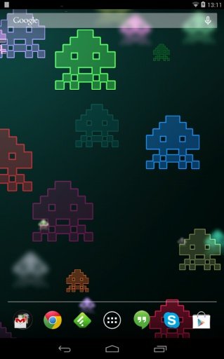 Space Invaders Live Wallpaper截图6