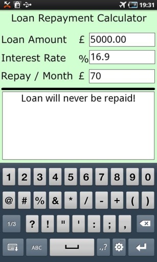 Loan Repayment Calculator截图1