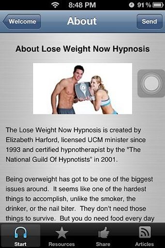 Lose Weight &amp; Fat Hypnosis App截图1