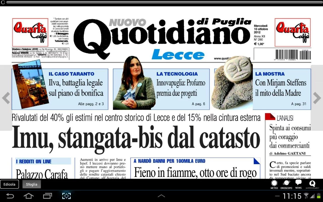 Quotidiano di Puglia Dig...截图1