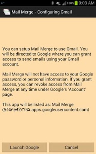 Mail Merge Lite截图5