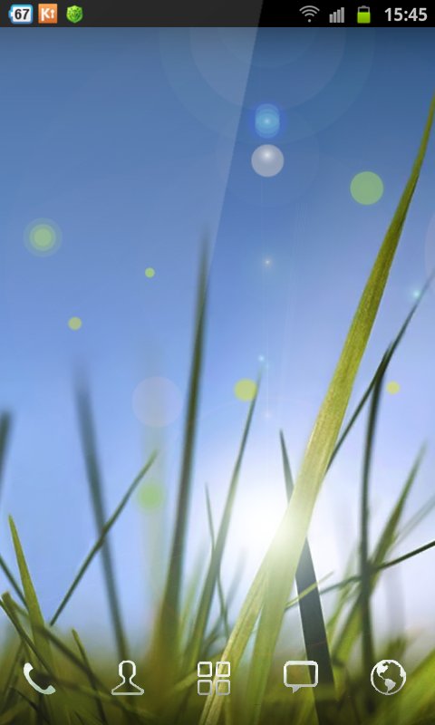 Xperia Z Cool Grass LWP截图2