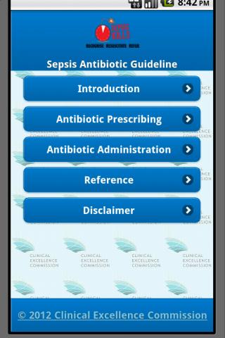 Sepsis Antibiotic Guideline截图3