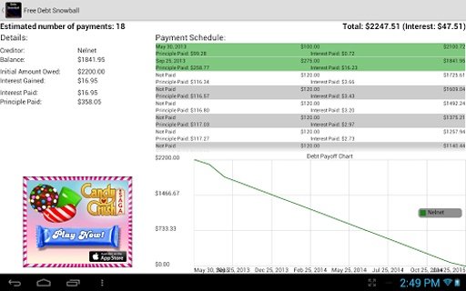 Debt Snowball Free截图7