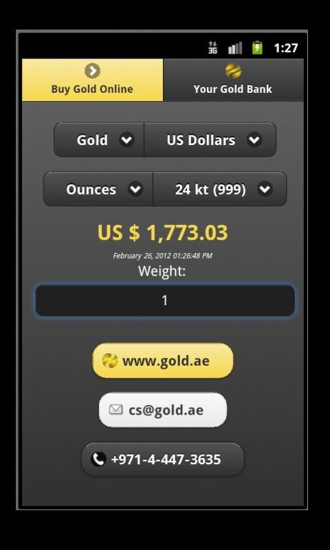 Gold &amp; Silver Rates by Gold AE截图1