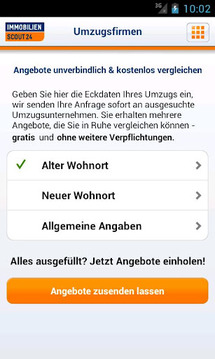 Umzug: Immobilien Scout24截图