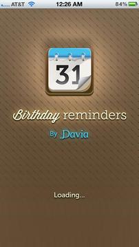Birthday Calendar by Davia截图