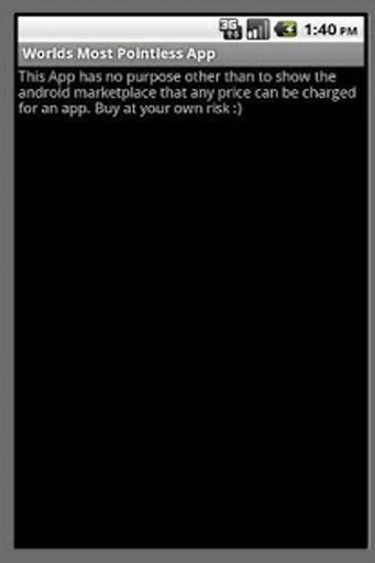 The Worlds Most Pointless App截图1