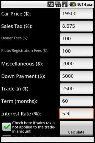 Car Payment Calculator截图4