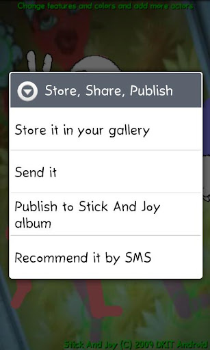 Stick And Joy MMS Picasa Email截图3