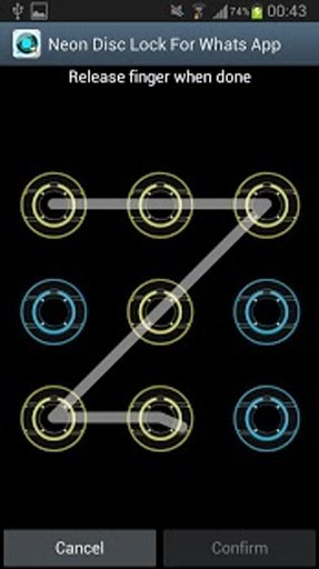 Neon Disc Lock Chat截图4