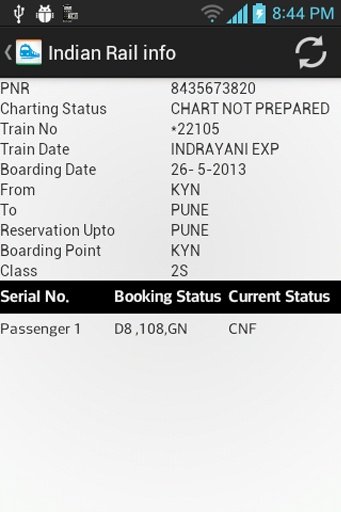 eRail - Indian Rail Live Info截图4