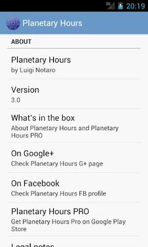 Planetary Hours截图