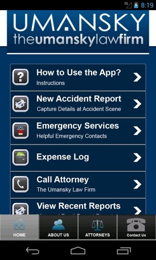 Umansky Accident and DUI App截图1
