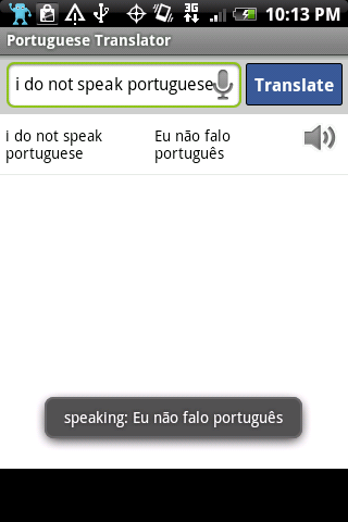 Portuguese Translator截图2