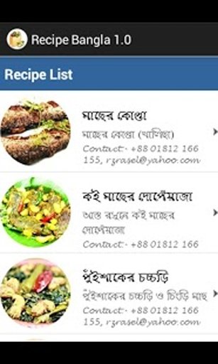 Recipe (Bangla) v .0截图4