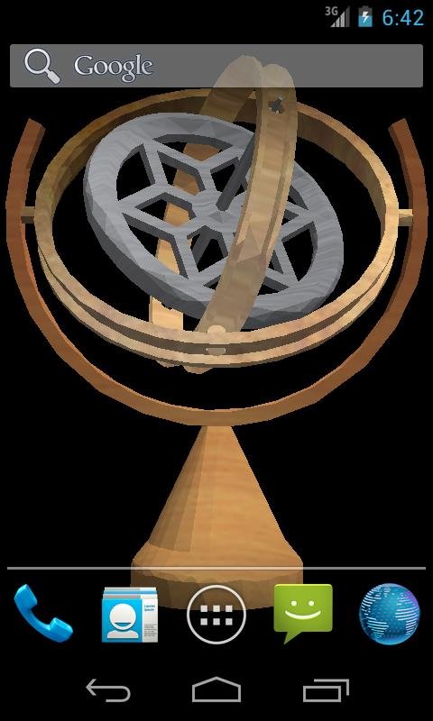 3D Gyroscope Simulation LWP Fr截图1