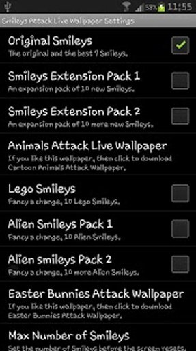 Smileys Attack Wallpaper Lite截图9