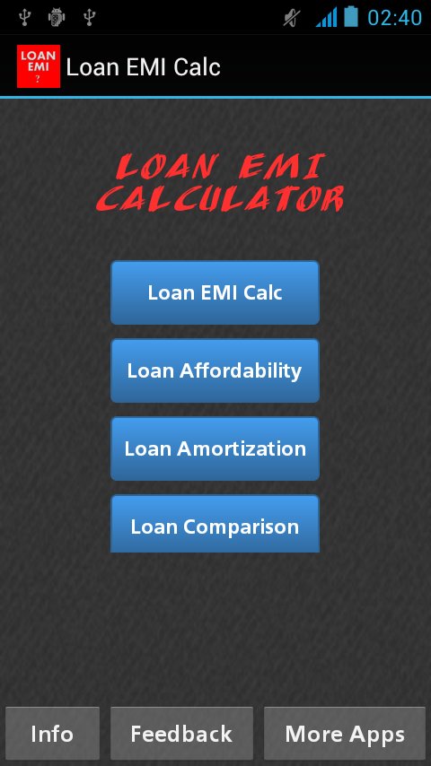 Loan/Mortgage EMI Calculator截图4