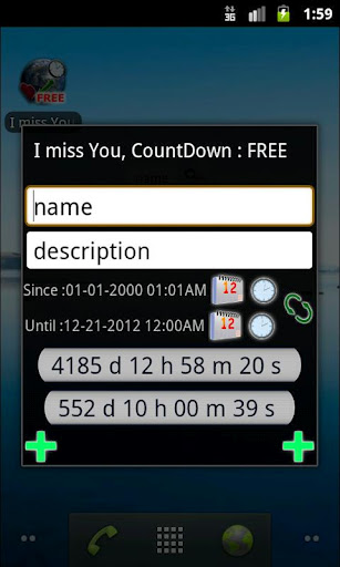 I miss You, CountDown : FREE截图2