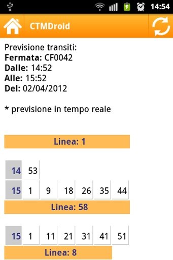 C.T.M.Droid orari Cagliari截图5