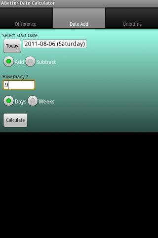 A Better Date Calculator FREE截图3