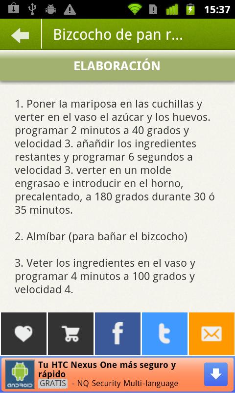 Cook'n Thermo: Recetas TMX截图3