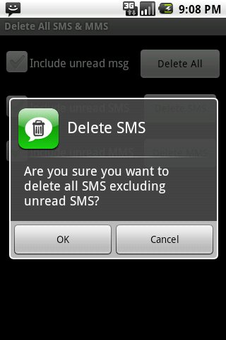 Clear All SMS &amp; MMS (Free)截图4