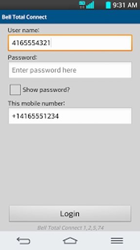 Bell Total Connect Mobile截图2