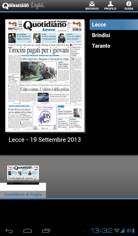 Quotidiano di Puglia Dig...截图6