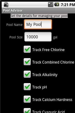 Pool Advisor (free)截图2