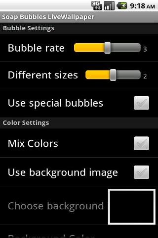 Soap Bubbles Free Live Wall.截图1