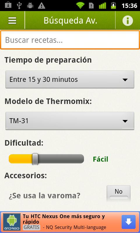 Cook'n Thermo: Recetas TMX截图2