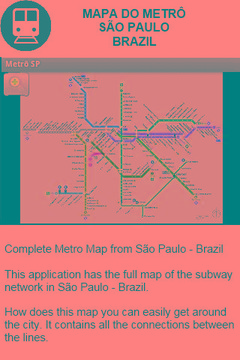 Metro Map - Sao Paulo - Brazil截图