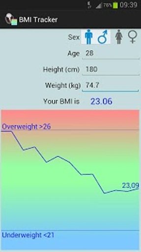 BMI追踪 BMI Tracker截图6