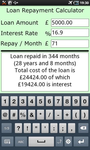 Loan Repayment Calculator截图3