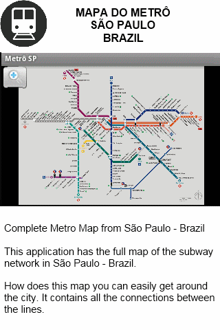 Metro Map - Sao Paulo - Brazil截图2