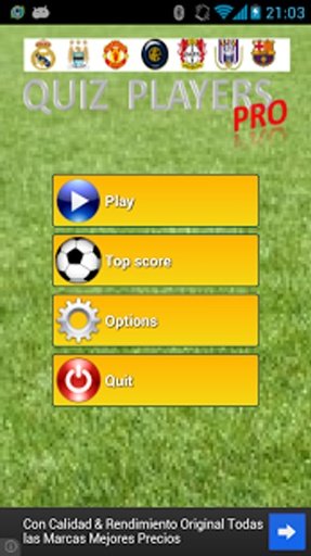 Soccer Players Quiz PRO 2014截图7