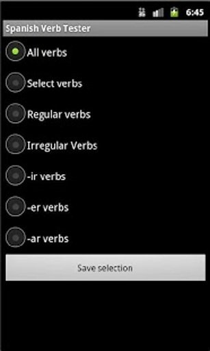 Spanish Verb Tester FREE截图11