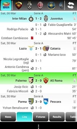 Serie A Live Score截图10