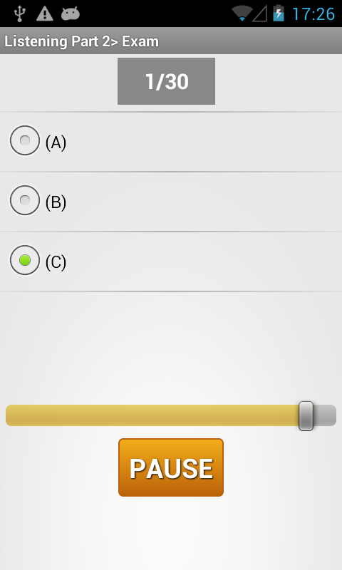 TOEIC Listening Part 2截图5